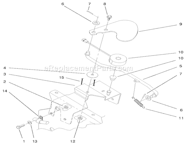 Page D Diagram and Parts List for 73542 9900001-9999999 - 1999 Toro Lawn Tractor