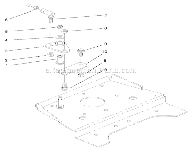 Front Smart Turn Assembly Diagram and Parts List for 73547 200000242-200999999 - 2000 Toro Lawn Tractor