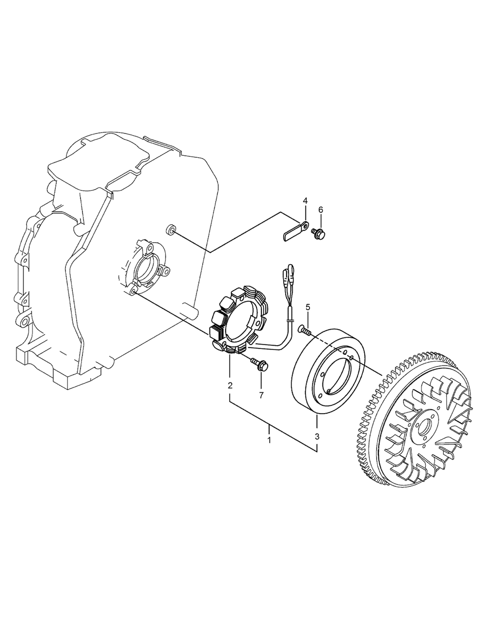 Dynamo Assembly Diagram and Parts List for 23897 400000000 - 999999999 Toro Lawn Tractor Accessories