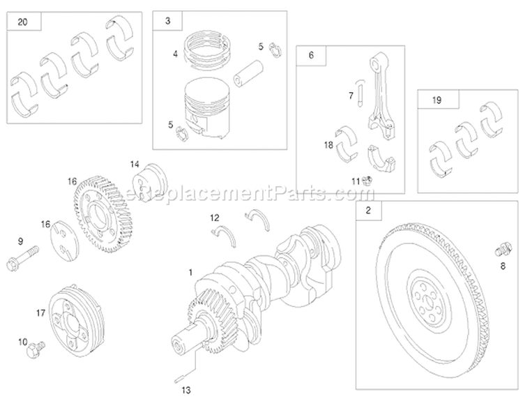 Page H Diagram and Parts List for 73552 200000001-200999999 - 2000 Toro Lawn Tractor