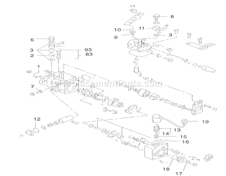 Page S Diagram and Parts List for 73590 210000001-210999999 - 2001 Toro Lawn Tractor