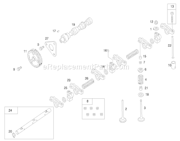 Page K Diagram and Parts List for 73590 9900001-9999999 - 1999 Toro Lawn Tractor