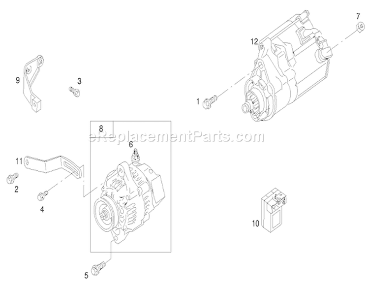 Page Q Diagram and Parts List for 73590 9900001-9999999 - 1999 Toro Lawn Tractor