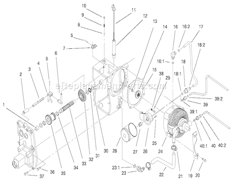 Page AB Diagram and Parts List for 73552 9900001-9999999 - 1999 Toro Lawn Tractor
