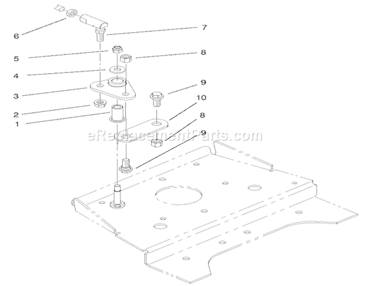 Smart Turn Front Assembly Diagram and Parts List for 73552 9900001-9999999 - 1999 Toro Lawn Tractor