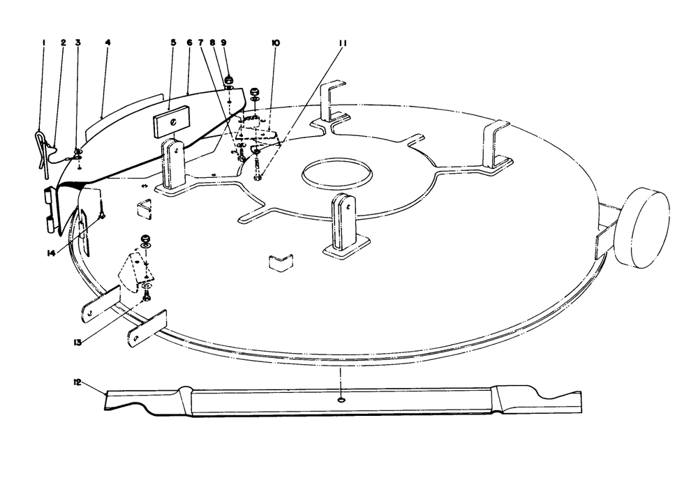 Mulcher Kit Model 59155 (Optional) Diagram and Parts List for 56170 6000001 - 6999999 Toro Lawn Tractor Accessories