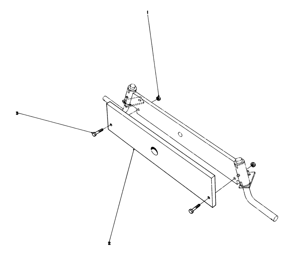Counterweight Diagram and Parts List for 59044 5000001 - 5999999 Toro Lawn Tractor