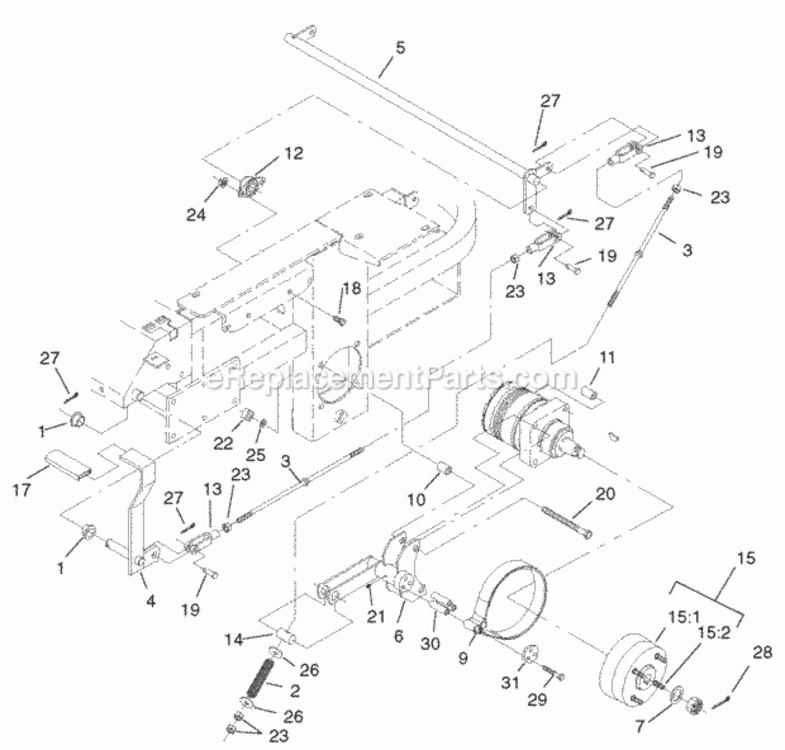 Page D Diagram and Parts List for 74226 210000001-210002100 Toro Lawn Tractor
