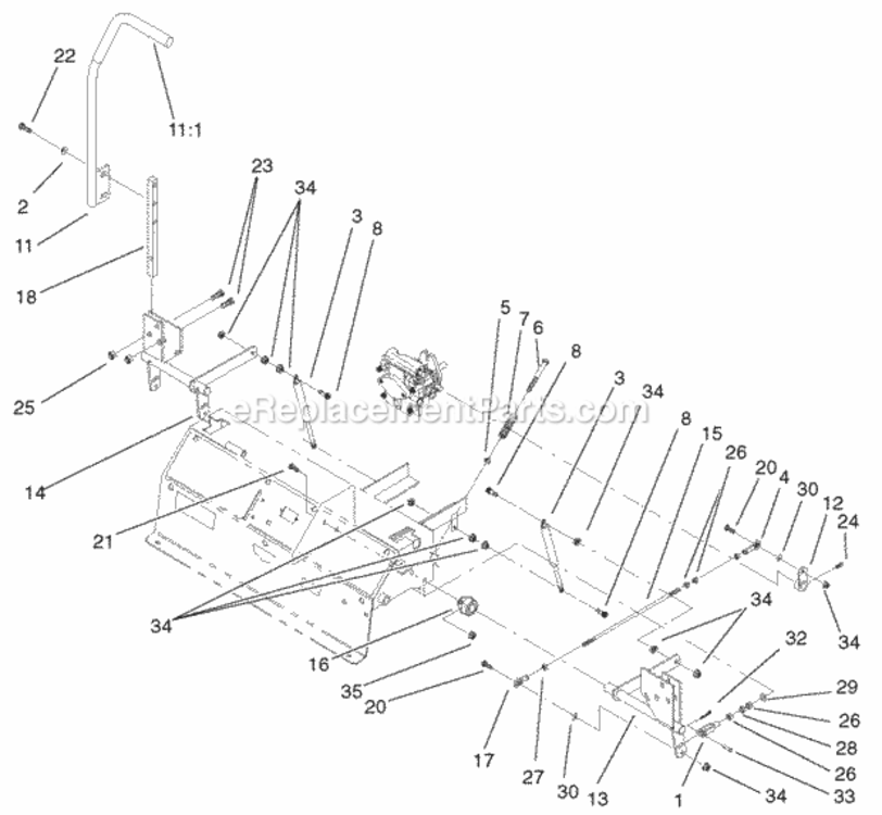 Page F Diagram and Parts List for 74226 210000001-210002100 Toro Lawn Tractor