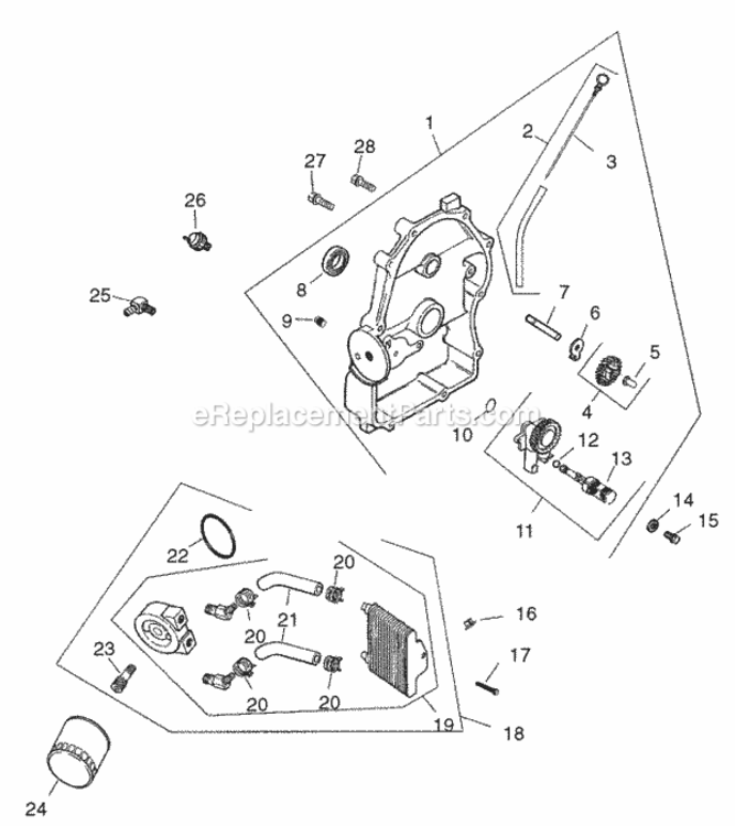 Page O Diagram and Parts List for 74226 220000001-220999999 Toro Lawn Tractor