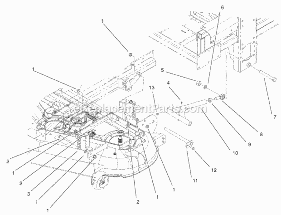 Page D Diagram and Parts List for 74226 220000001-220999999 Toro Lawn Tractor
