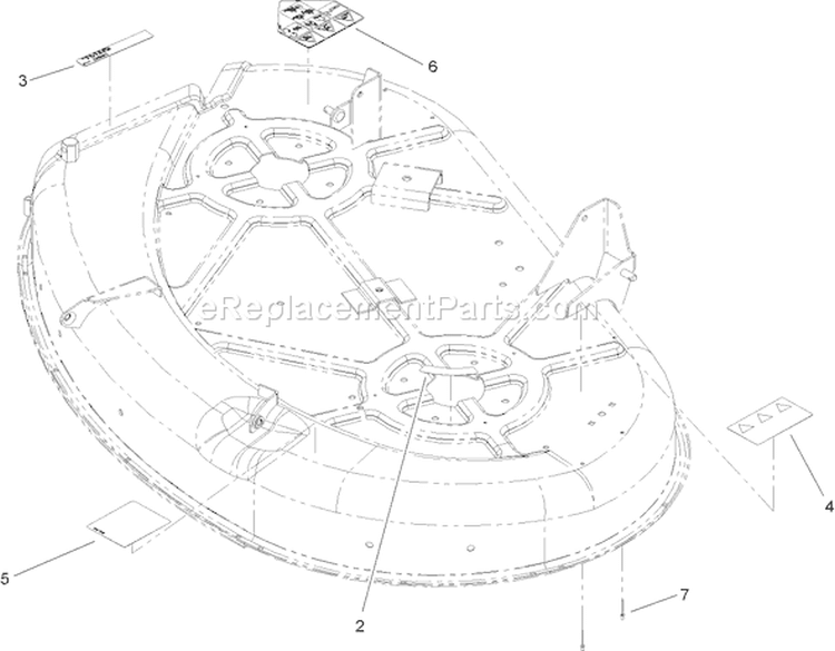 Page B Diagram and Parts List for 74327 260000001-260019999 - 2006 Toro Lawn Tractor