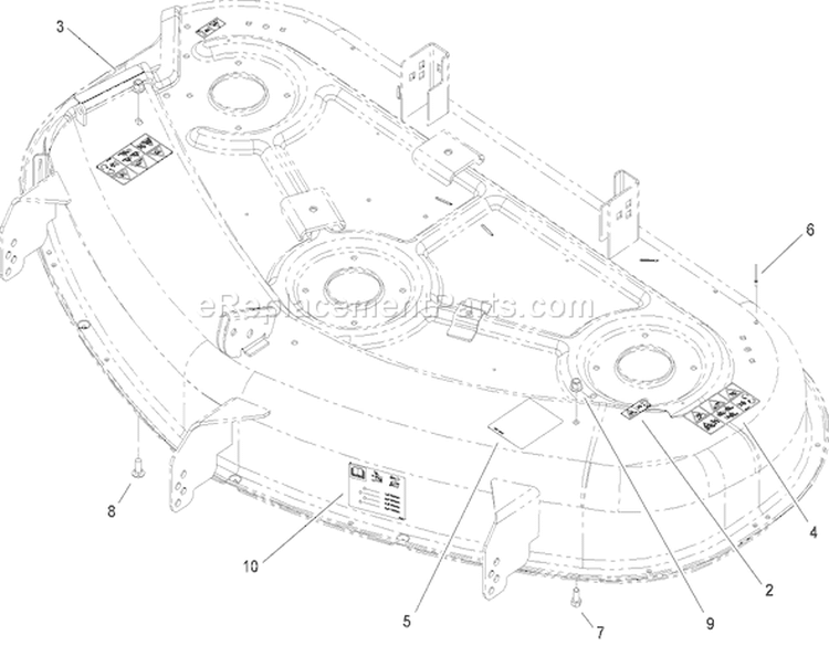 Page B Diagram and Parts List for 74373 290000001-290004012 - 2009 Toro Lawn Tractor