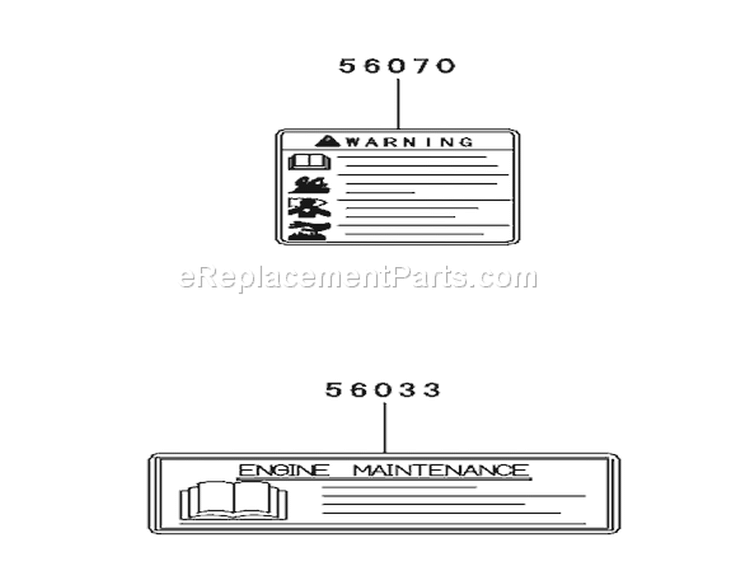Label Assembly Diagram and Parts List for 74401 220000001-220999999 - 2002 Toro Lawn Tractor