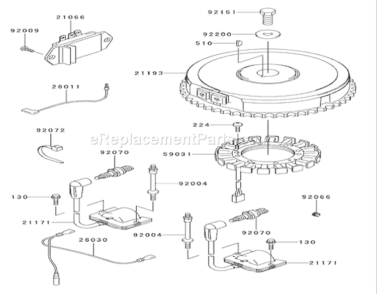 Electric Equipment Assembly Diagram and Parts List for 74401 220000001-220999999 - 2002 Toro Lawn Tractor
