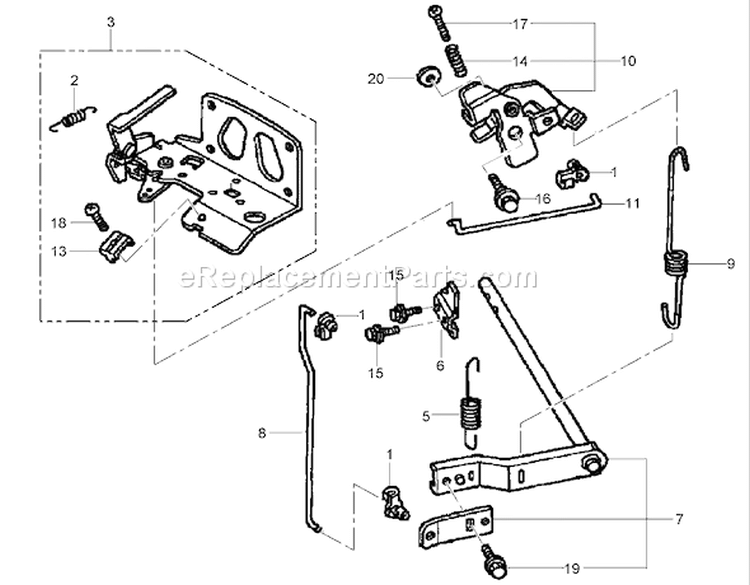 Page F Diagram and Parts List for 74434 270000001-270999999 - 2007 Toro Lawn Tractor