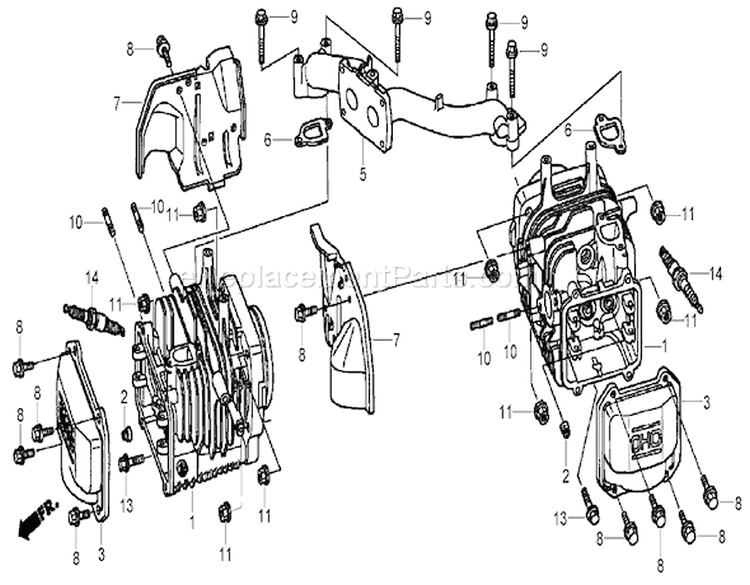 Cylinder Assembly Diagram and Parts List for 74434 270000001-270999999 - 2007 Toro Lawn Tractor