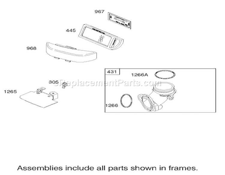 Air Cleaner Assembly Diagram and Parts List for 74502 220000001-220999999 - 2002 Toro Lawn Tractor