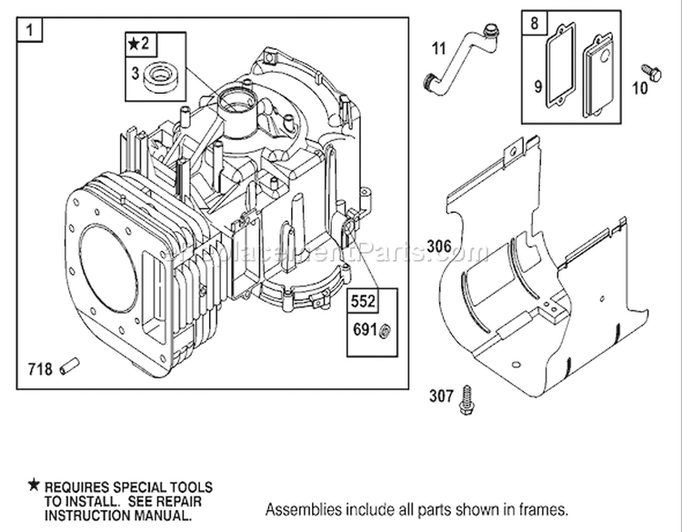 Engine Diagram and Parts List for 74570 200000001-200999999 - 2000 Toro Lawn Tractor