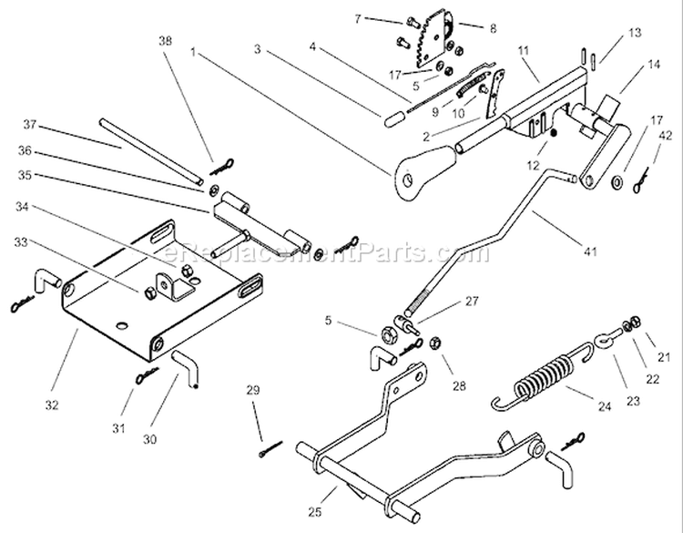 Page AE Diagram and Parts List for 74570 200000001-200999999 - 2000 Toro Lawn Tractor