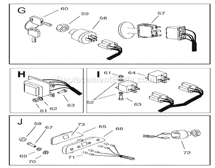 Page S Diagram and Parts List for 74570 210000001-210999999 - 2001 Toro Lawn Tractor