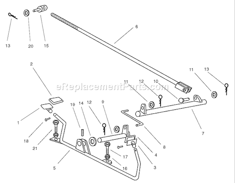Page AE Diagram and Parts List for 74570 210000001-210999999 - 2001 Toro Lawn Tractor