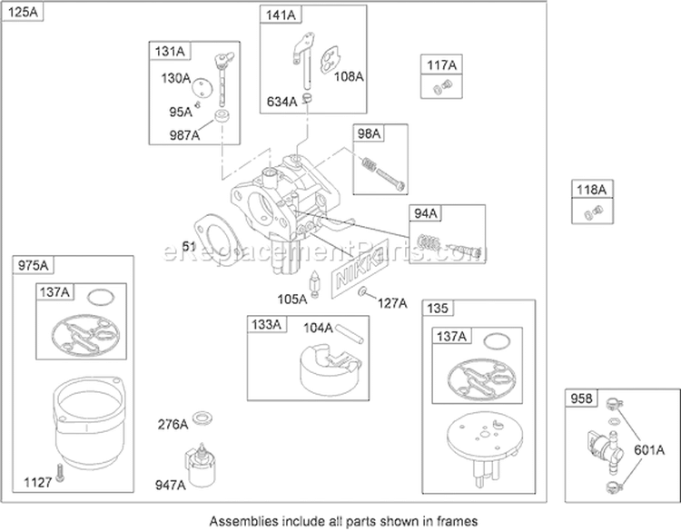 Page E Diagram and Parts List for 74573 290000481-290999999 - 2009 Toro Lawn Tractor