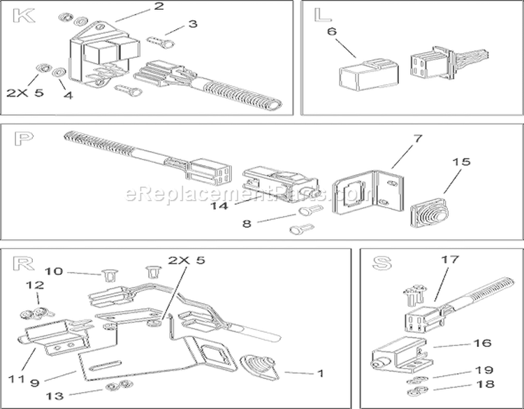Page Q Diagram and Parts List for 74582 280000001-280999999 - 2008 Toro Lawn Tractor