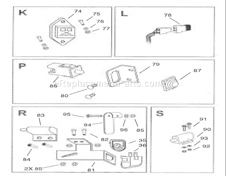Page Q Diagram and Parts List for 74590 220000001-220999999 - 2002 Toro Lawn Tractor