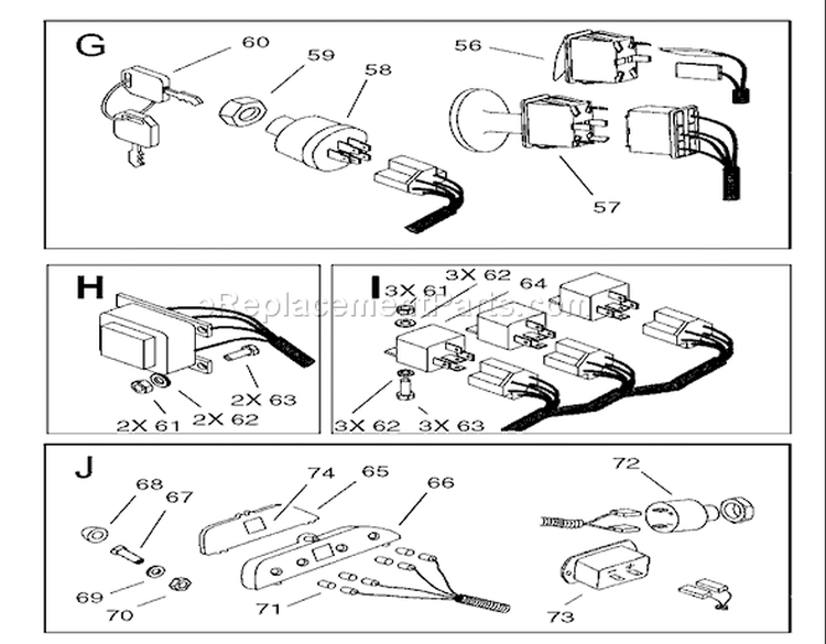 Page R Diagram and Parts List for 74590 220000001-220999999 - 2002 Toro Lawn Tractor