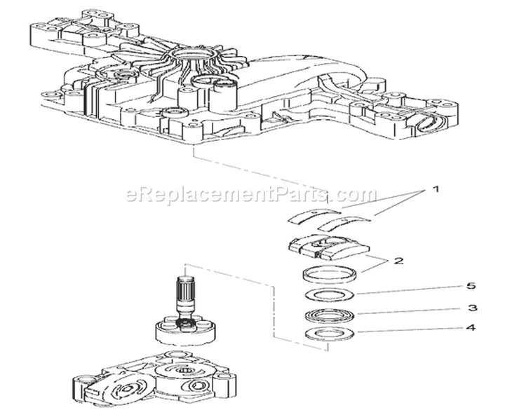 Range Shift Assembly Transmission Assembly Diagram and Parts List for 74573 310000001-310999999 - 2010 Toro Lawn Mower