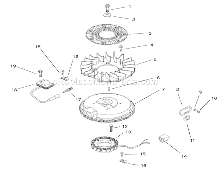 Ignition / Electrical Assembly Diagram and Parts List for 74601 210000001-210999999 - 2001 Toro Lawn Tractor