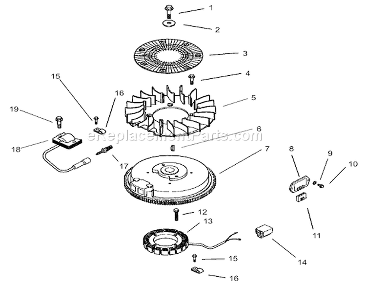Ignition/Electrical Assembly Diagram and Parts List for 74601 230000001-230999999 - 2003 Toro Lawn Tractor