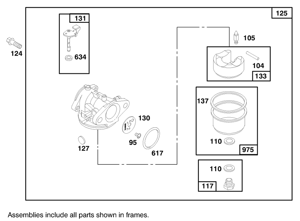 Engine Briggs & Stratton Model 12h802-0658-01 Diagram and Parts List for 20469 7900001 - 7999999 Toro Lawn Mower