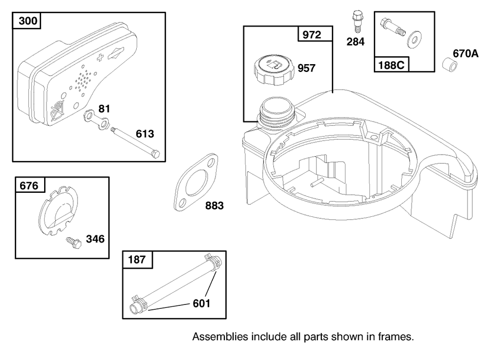 Engine Briggs & Stratton Model 12h802-1758-A1 Diagram and Parts List for 20457 7900001 - 7999999 Toro Lawn Mower