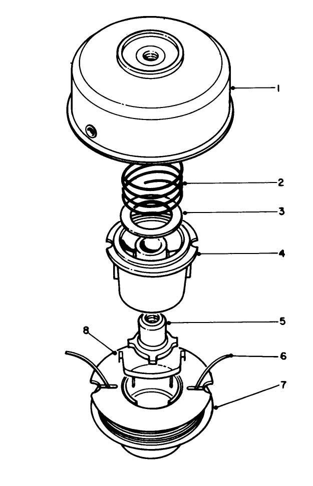 Tap & Trim Head 46-2800 (Optional) Diagram and Parts List for 51645 5000001 - 5999999 Toro Trimmer