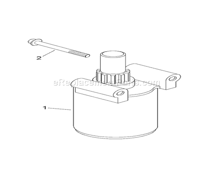 Starter Assembly Diagram and Parts List for 74822 290000001-290999999 - 2009 Toro Lawn Tractor