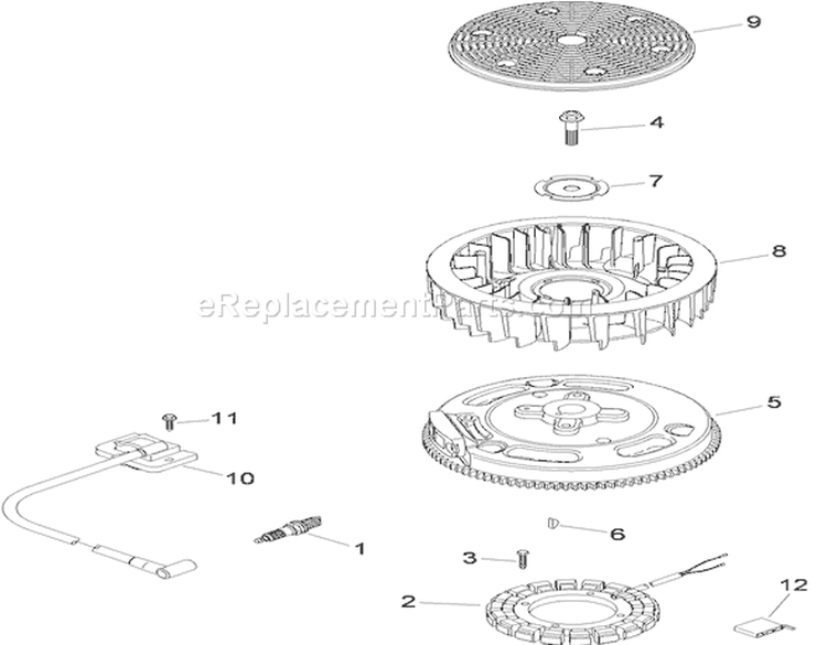 Ignition and Electrical Assembly Diagram and Parts List for 74823 290000001-290999999 - 2009 Toro Lawn Tractor