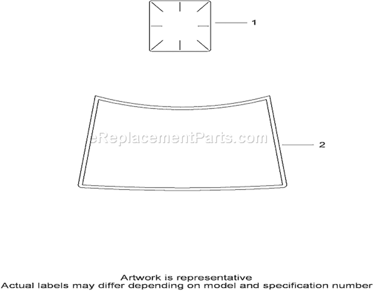 Decals Diagram and Parts List for 74823 290000001-290999999 - 2009 Toro Lawn Tractor