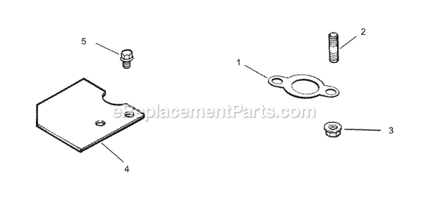 Exhaust Assembly Kohler Cv20s Pro-65593 Diagram and Parts List for 74165 240000001-240999999 Toro Lawn Mower