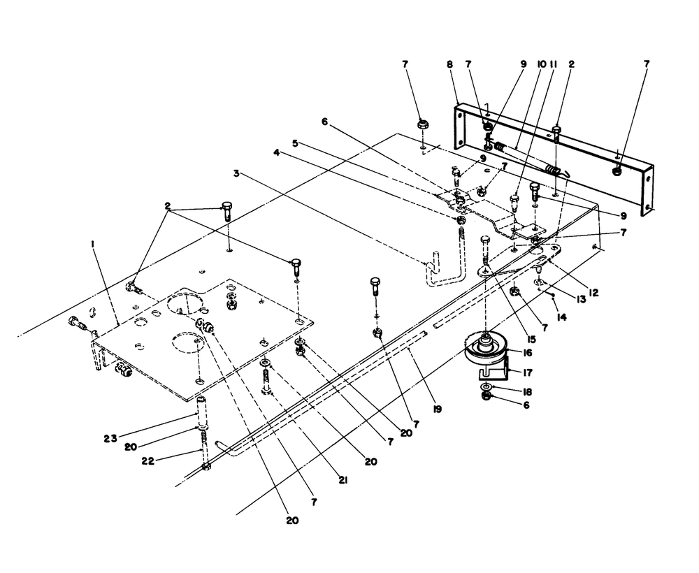 Traction Assembly Diagram and Parts List for 56145 5000001 - 5999999 Toro Lawn Tractor