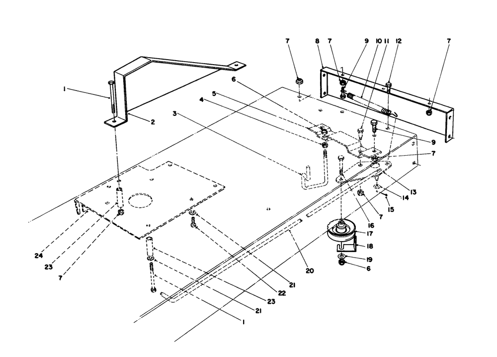 Traction Assembly Diagram and Parts List for 56170 6000001 - 6999999 Toro Lawn Tractor Accessories