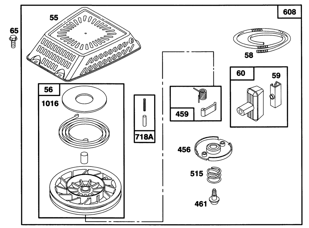 Engine Gts 150 Diagram and Parts List for 20761B 39000001 - 39999999 Toro Lawn Mower