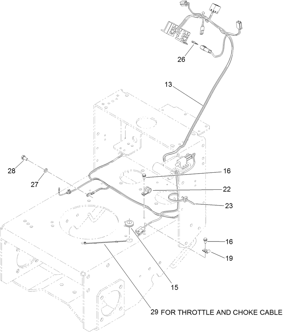 Electrical System Assembly Diagram and Parts List for 30071 404320000-999999999 Toro Lawn Mower