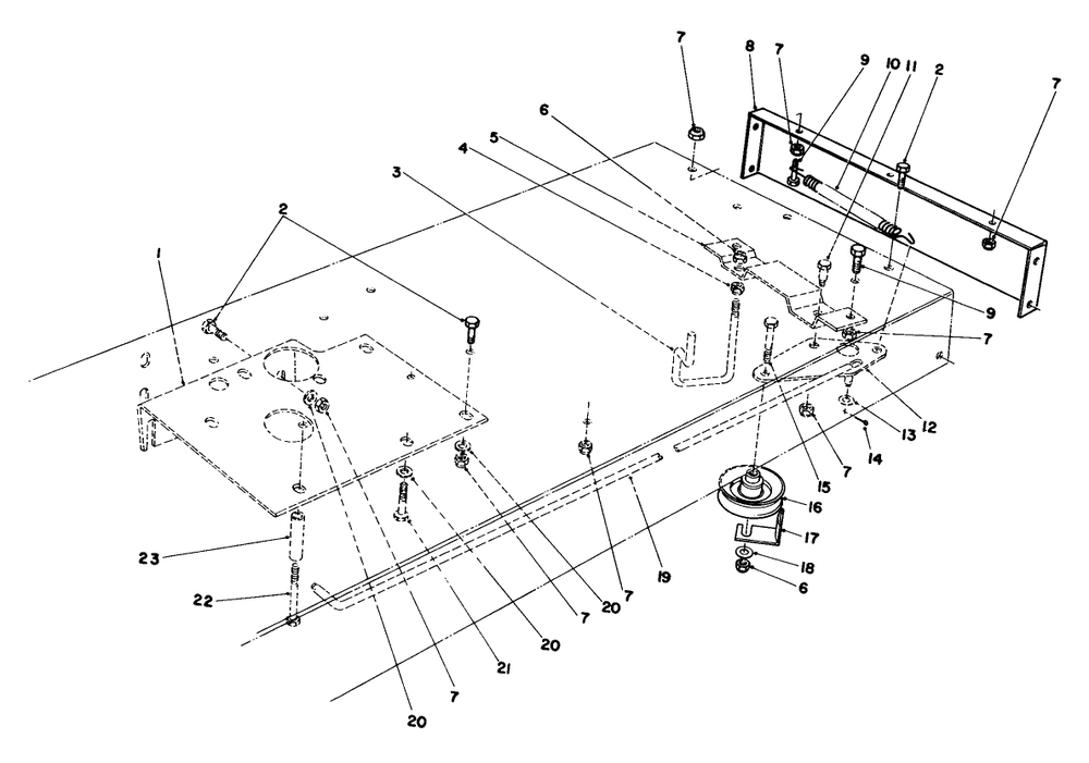 Traction Assembly Diagram and Parts List for 56155 4000001 - 4999999 Toro Lawn Tractor