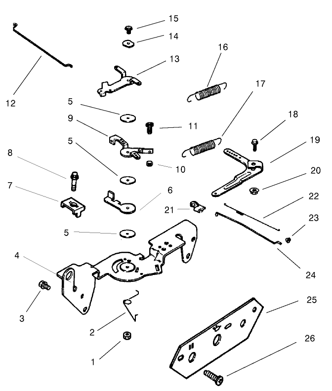 Group 9-Engine Controls Diagram and Parts List for 22304 900001 - 990001 Toro Lawn Tractor Accessories