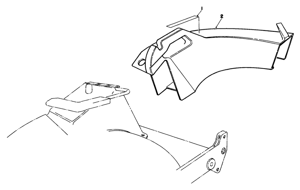 Side Discharge Chute Model No. 59168 (Optional) Diagram and Parts List for 22030 1000001 - 1999999 Toro Lawn Mower