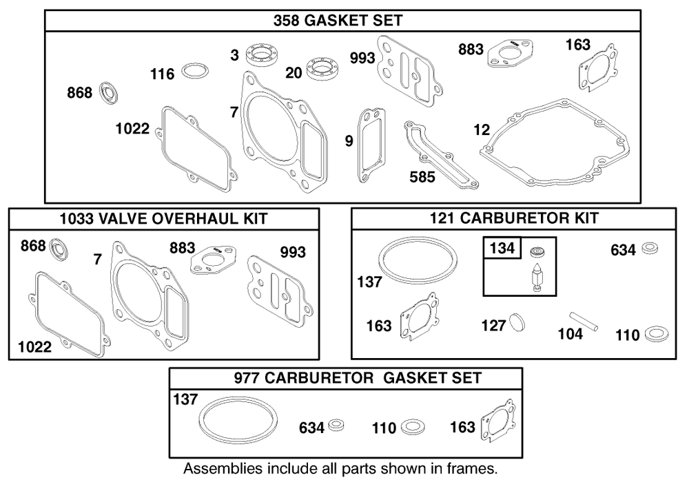 Engine Gts-200 Diagram and Parts List for 20786 8900001 - 8999999 Toro Lawn Mower