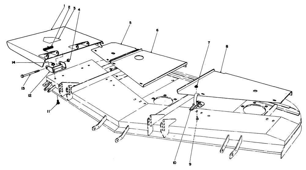 72" Cutting Unit Model No. 30575 (Continued) Diagram and Parts List for 30798 0000001 - 0999999 Toro Lawn Tractor
