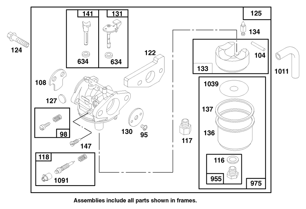 Engine Gts 150 Diagram and Parts List for 22141 790000001 - 799999999 Toro Lawn Mower